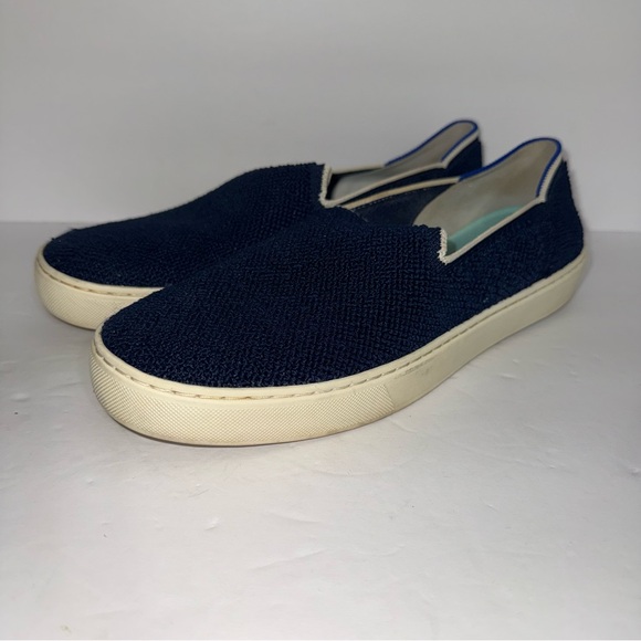 Rothy's The Slip On Terry Sapphire Fabric Low Top Loafers Sneakers Shoes Sz 10 - Picture 4 of 7